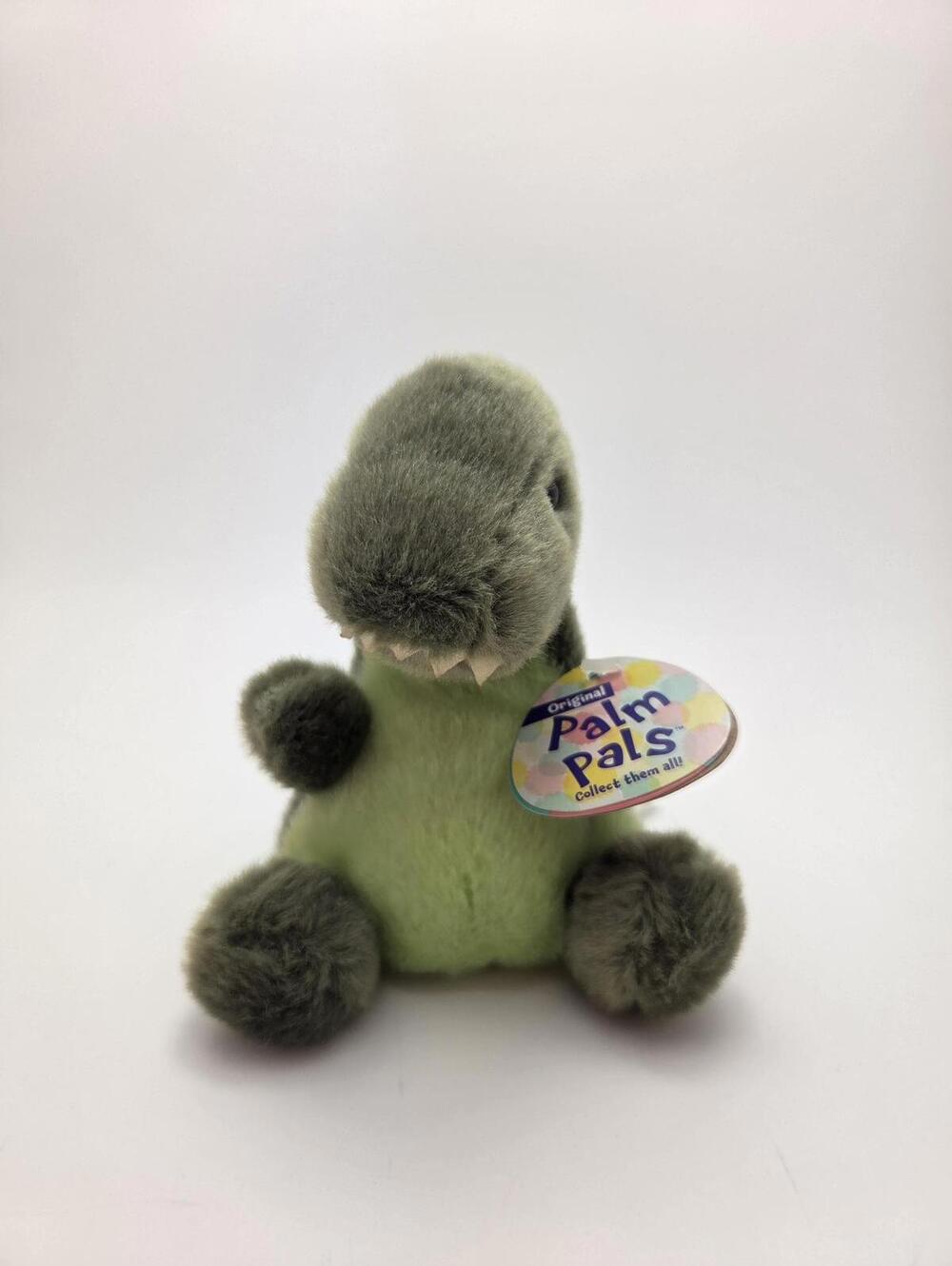 Aurora Palm Pals Green T Rex Dinosaur Plush New with Tags (4 inch)